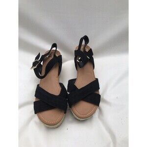 Fergalicious Size 9 M Womens Espadrille Platform Wedge Sandal’s